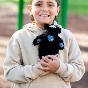 Sensory Bears – Black Faux Fur (Limited numbers available)