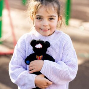 Sensory Bears – Black Teddy Fur (Limited numbers available)