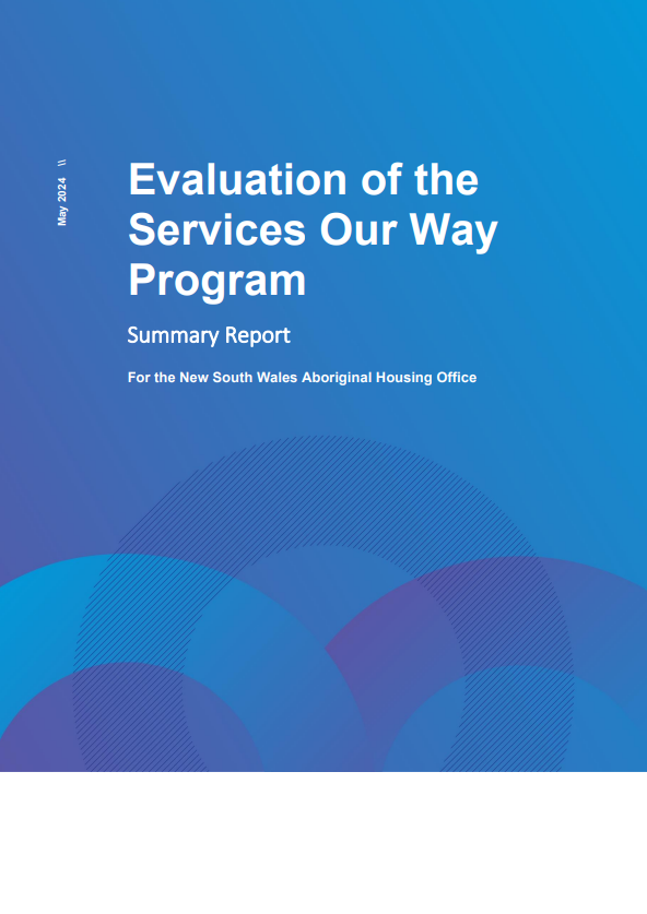 Services Our Way evaluation report