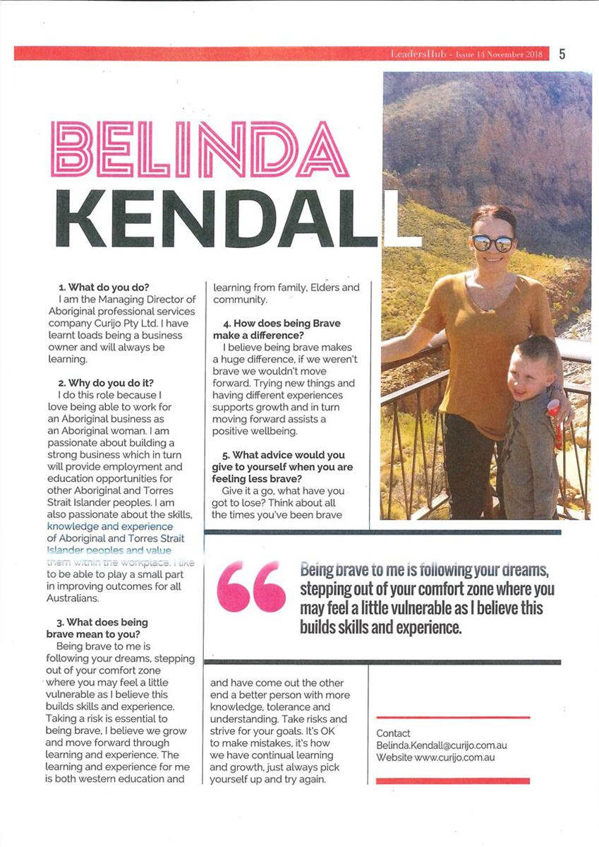 Brave Women Leading- ‘A Spotlight on Belinda Kendall’